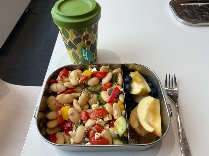 gesundes Mittagessen