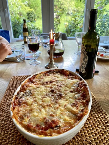 Gemüselasagne fertig